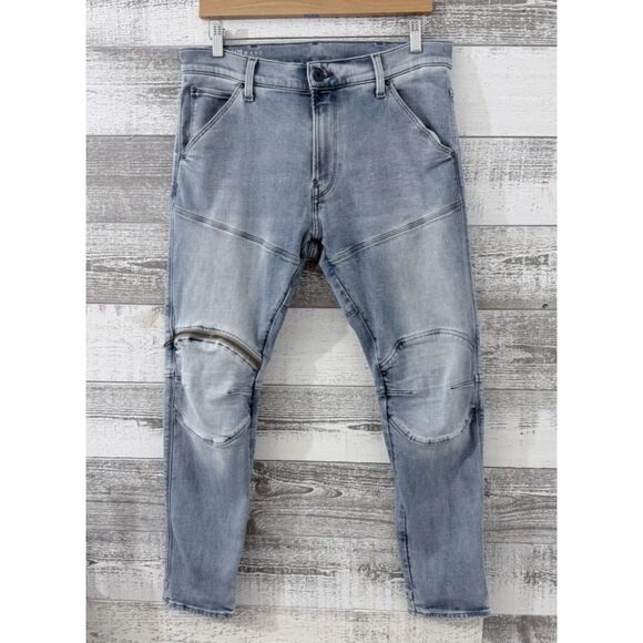 G-Star Other - G Star Raw Men's Blue Jeans Size 34x30 (Fit 34x29) 5620 3D Zip Knee Skinny Denim